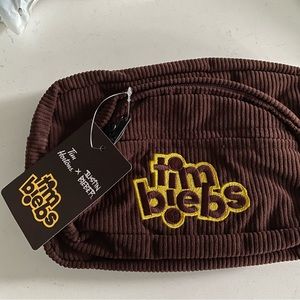 Tim Horton's Tim Biebs Fanny pack limited edition brown corduroy tags on new